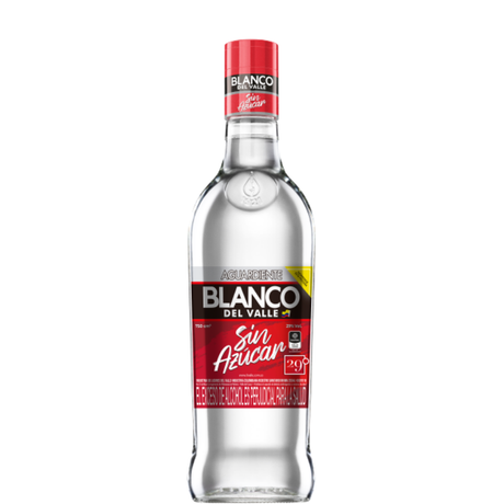 Bottle of White Spirits from the Valley without Sugar
