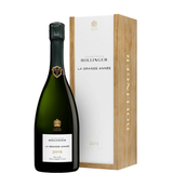 Láhev Bollinger Grande Année 2015 s dřevěným pouzdrem