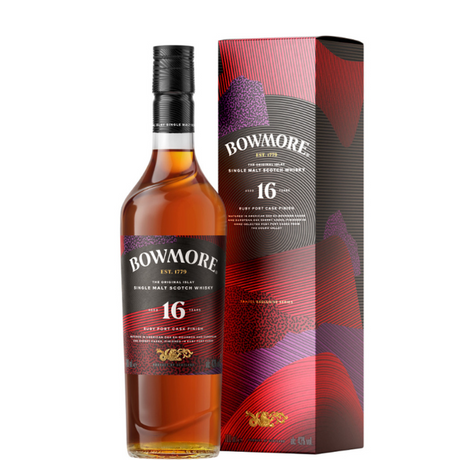 Láhev Bowmore 16 let s pouzdrem