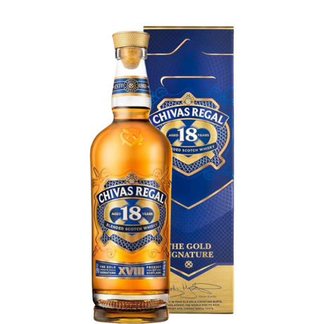 Láhev Chivas Regal 18 let s pouzdrem