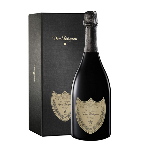 Bottle of Dom Perignon Vintage 2015 with case