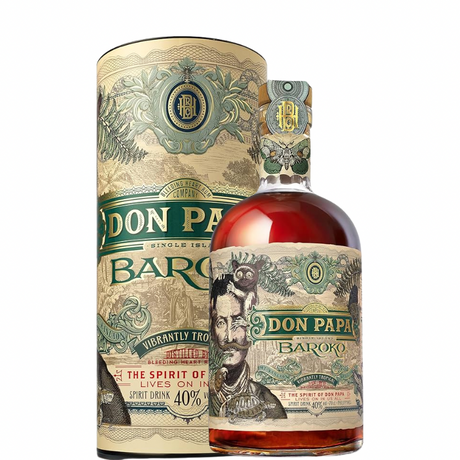 Lahev rumu Don Papa Baroko s pouzdrem