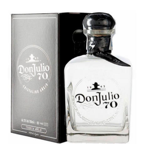 Láhev Don Julio 70 crystalline s pouzdrem