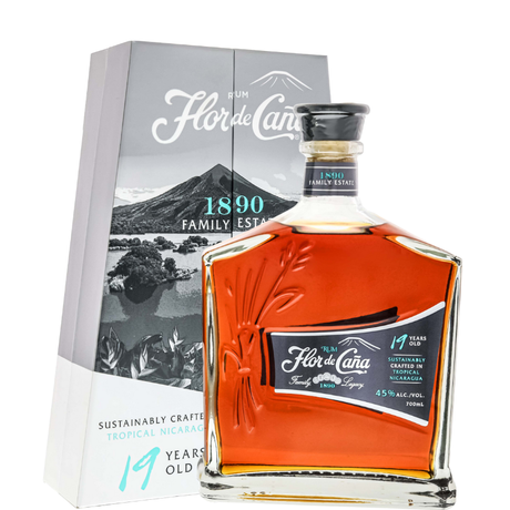 Láhev Flor de Caña 19 let s pouzdrem