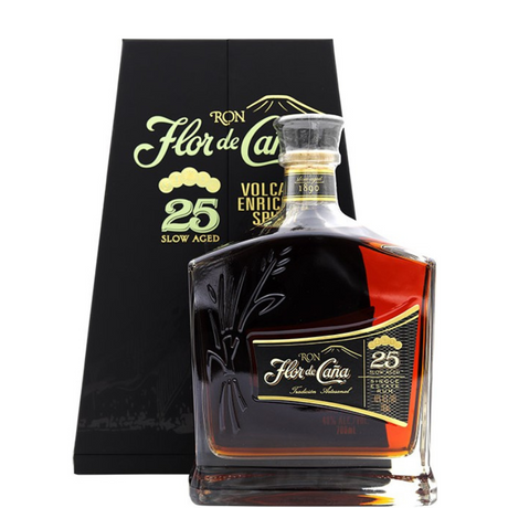 Lahev Flor de Caña 25 let sté výročí s pouzdrem