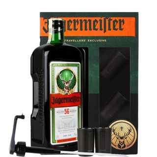JÄGERMEISTER 1,75L. + 2 sklenice + dávkovač