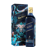 JOHNNIE WALKER BLUE LABEL ROK DŘEVĚNÉHO DRAKA
