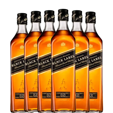 6 lahví Johnnie Walker Black Label