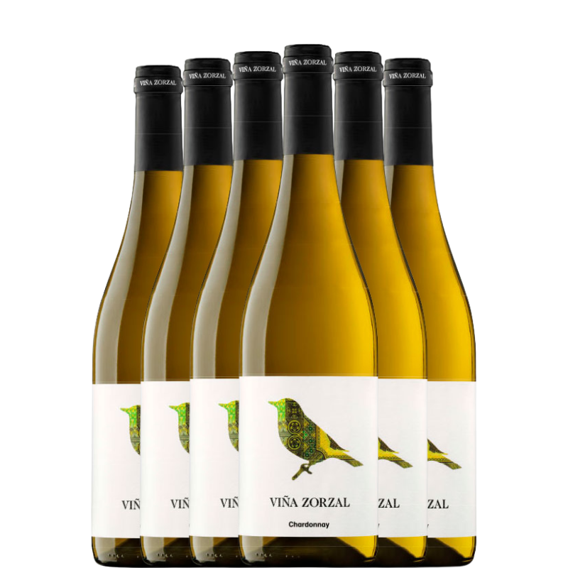 VIÑA ZORZAL Chardonnay 2025 x6 botellas
